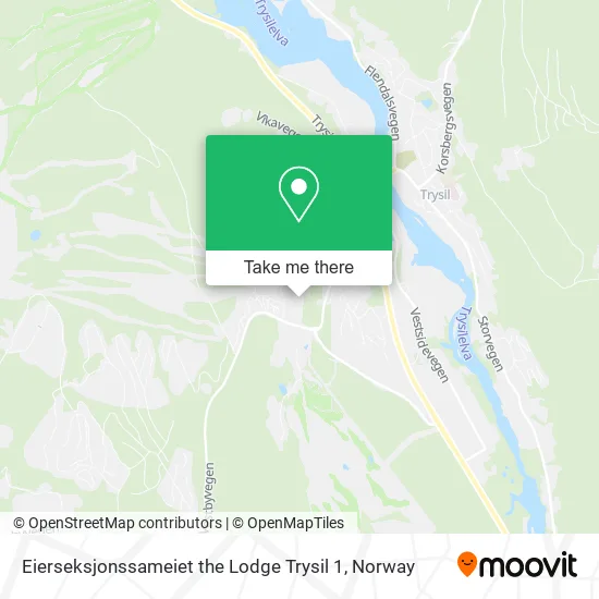 Eierseksjonssameiet the Lodge Trysil 1 map