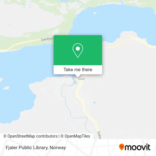 Fjaler Public Library map