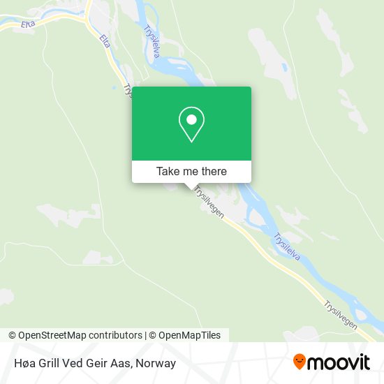 Høa Grill Ved Geir Aas map