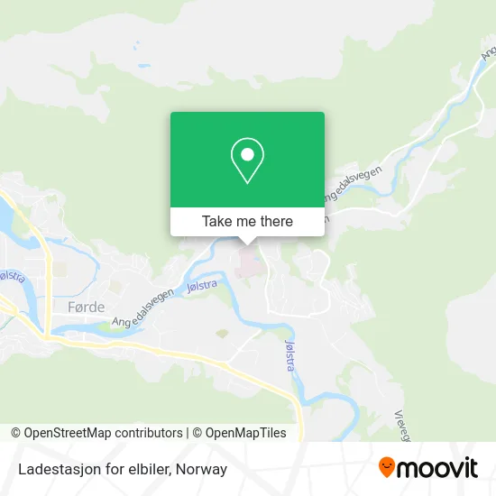 Ladestasjon for elbiler map