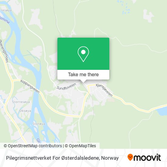 Pilegrimsnettverket For Østerdalsledene map