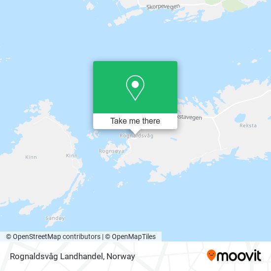 Rognaldsvåg Landhandel map