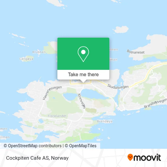 Cockpiten Cafe AS map