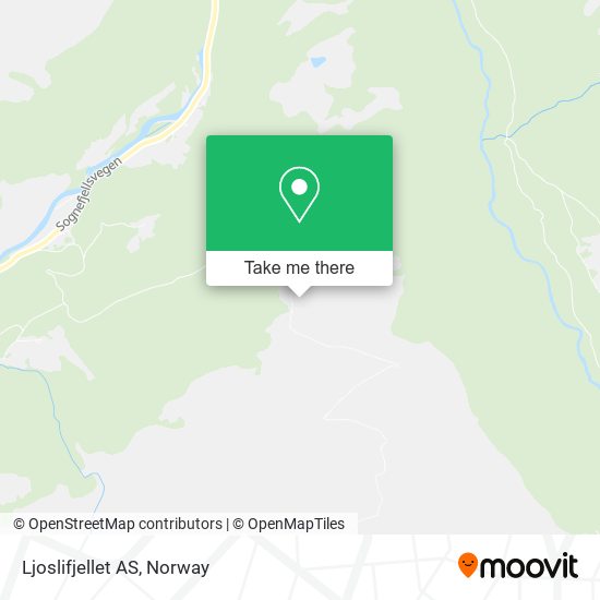 Ljoslifjellet AS map