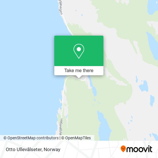 Otto Ullevålseter map