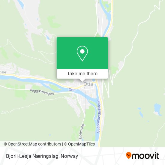 Bjorli-Lesja Næringslag map