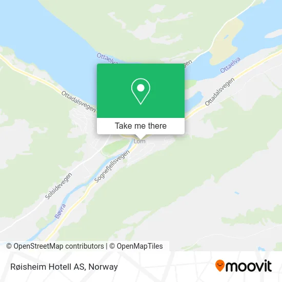 Røisheim Hotell AS map