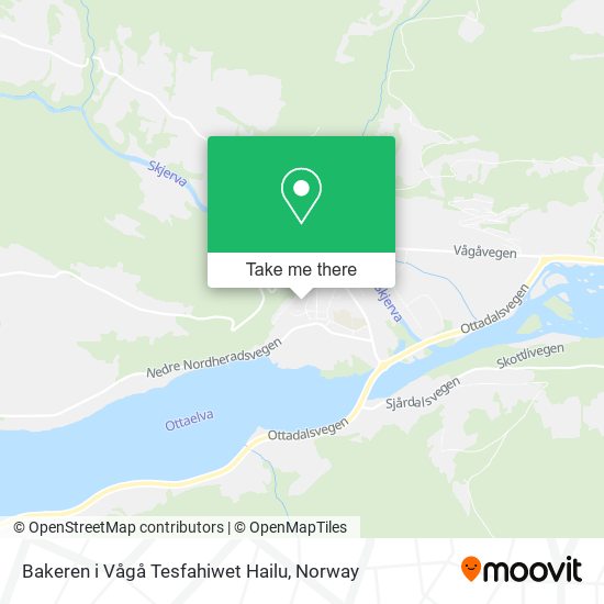 Bakeren i Vågå Tesfahiwet Hailu map