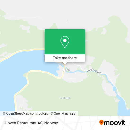 Hoven Restaurant AS map