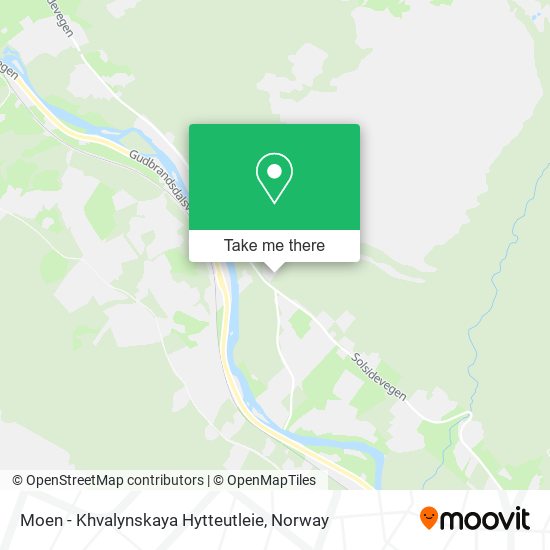 Moen - Khvalynskaya Hytteutleie map