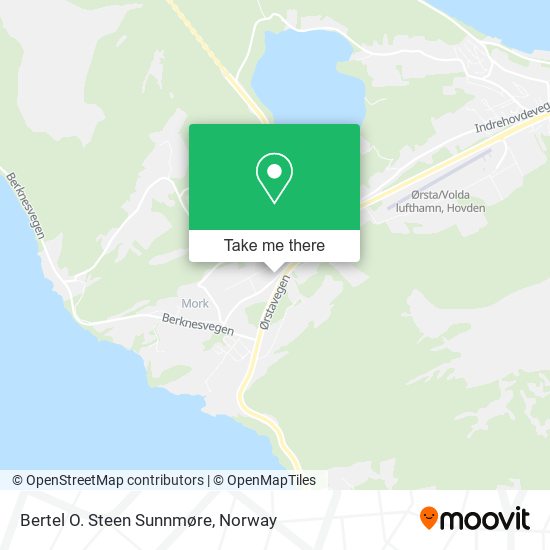 Bertel O. Steen Sunnmøre map