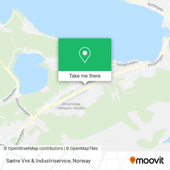 Sætre Vvs & Industriservice map