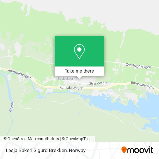 Lesja Bakeri Sigurd Brekken map