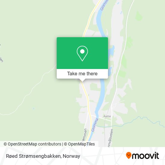 Røed Strømsengbakken map