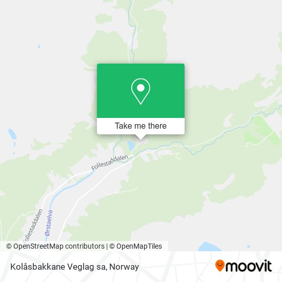 Kolåsbakkane Veglag sa map