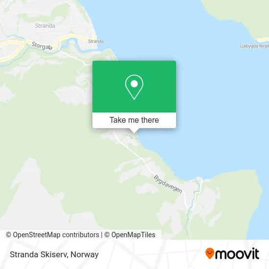Stranda Skiserv map