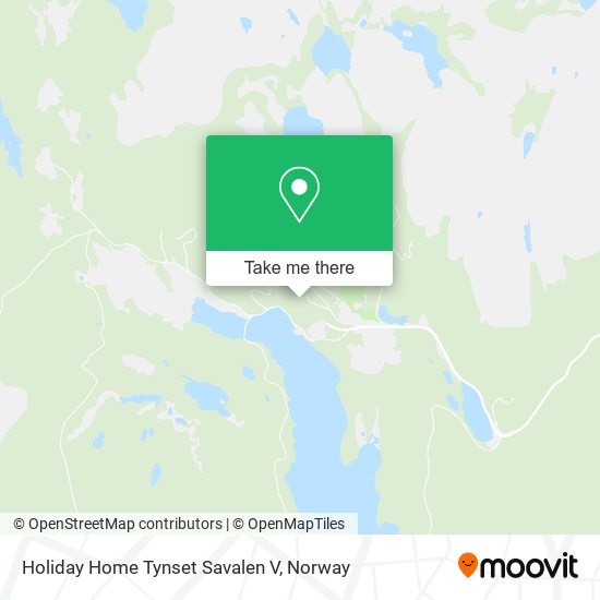 Holiday Home Tynset Savalen V map