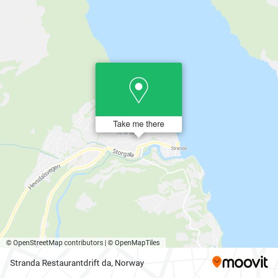 Stranda Restaurantdrift da map