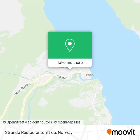 Stranda Restaurantdrift da map