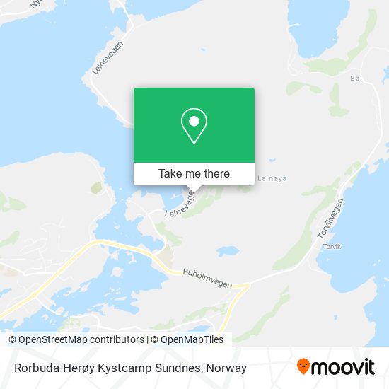 Rorbuda-Herøy Kystcamp Sundnes map