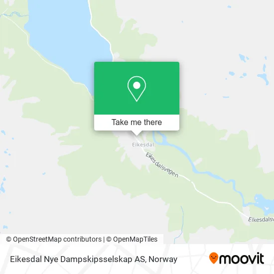 Eikesdal Nye Dampskipsselskap AS map