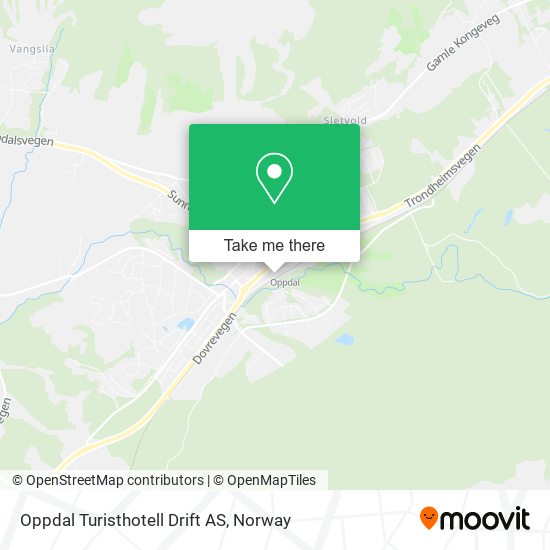 Oppdal Turisthotell Drift AS map