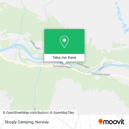 Skogly Camping map