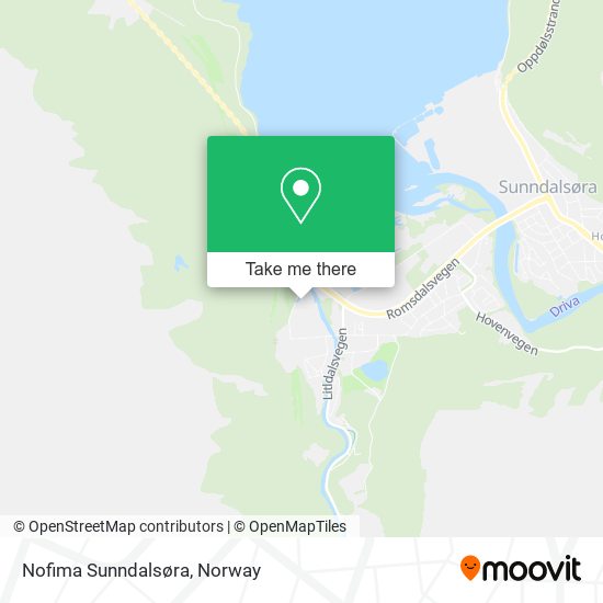 Nofima Sunndalsøra map