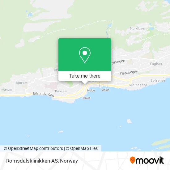 Romsdalsklinikken AS map
