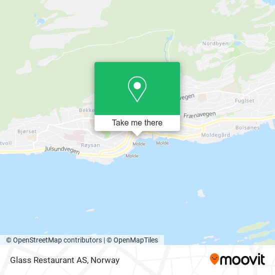 Glass Restaurant AS map