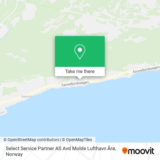 Select Service Partner AS Avd Molde Lufthavn Årø map
