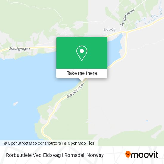 Rorbuutleie Ved Eidsvåg i Romsdal map