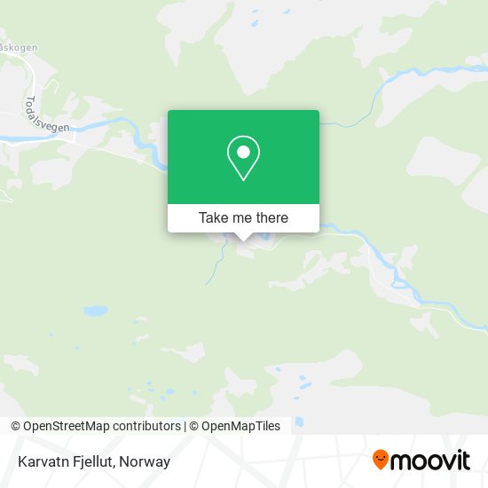 Karvatn Fjellut map