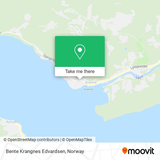 Bente Krangnes Edvardsen map