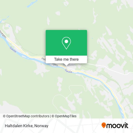 Haltdalen Kirke map