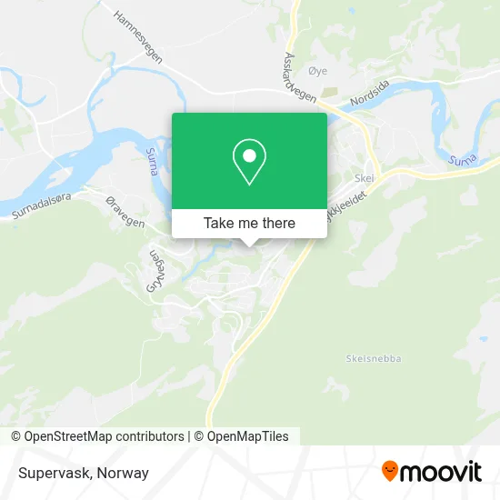 Supervask map