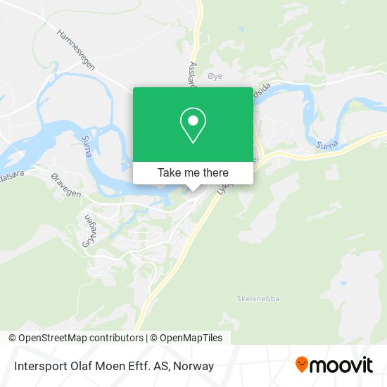 Intersport Olaf Moen Eftf. AS map