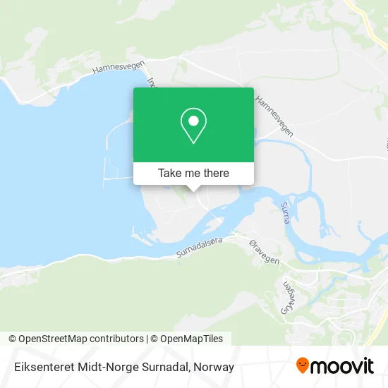 Eiksenteret Midt-Norge Surnadal map