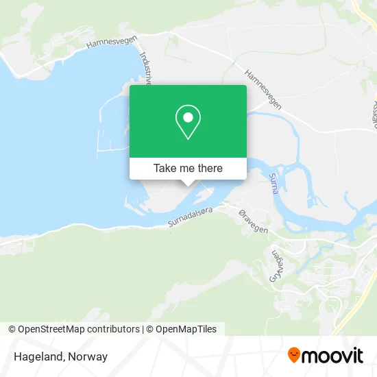 Hageland map