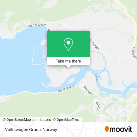 Volkswagen Group map