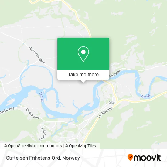 Stiftelsen Frihetens Ord map