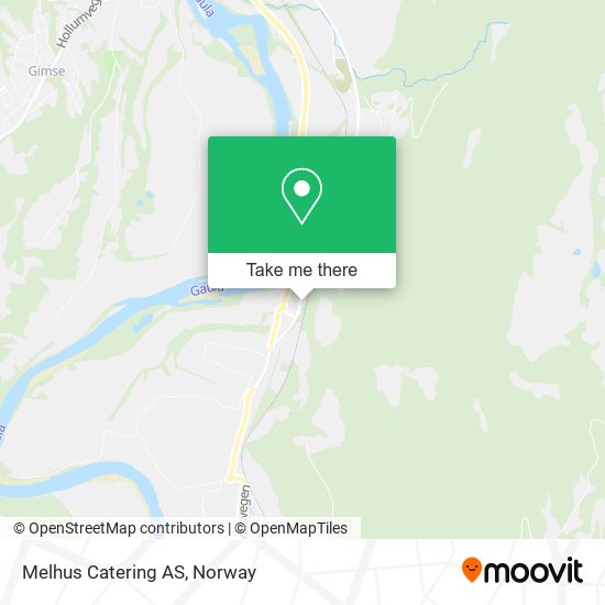 Melhus Catering AS map