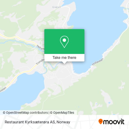 Restaurant Kyrksæterøra AS map