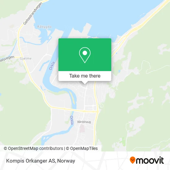 Kompis Orkanger AS map