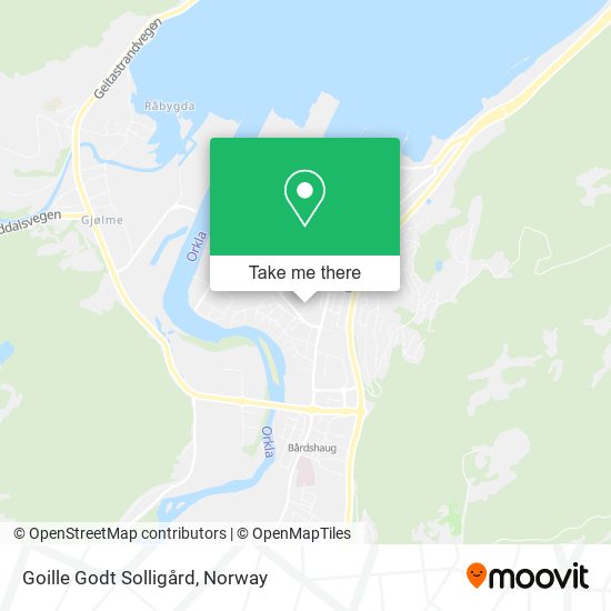 Goille Godt Solligård map