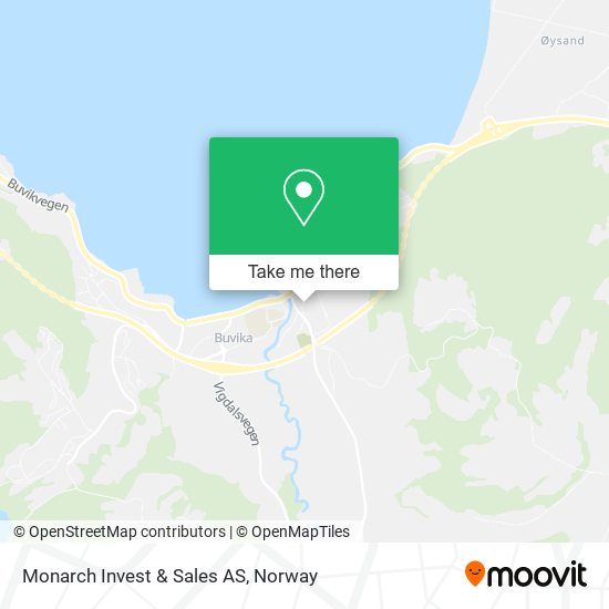 Monarch Invest & Sales AS map