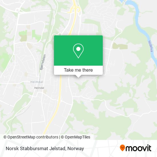 Norsk Stabbursmat Jelstad map