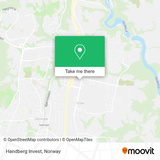 Handberg Invest map