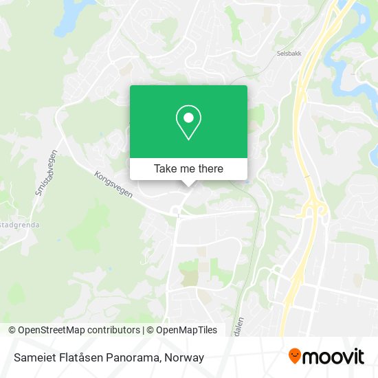 Sameiet Flatåsen Panorama map