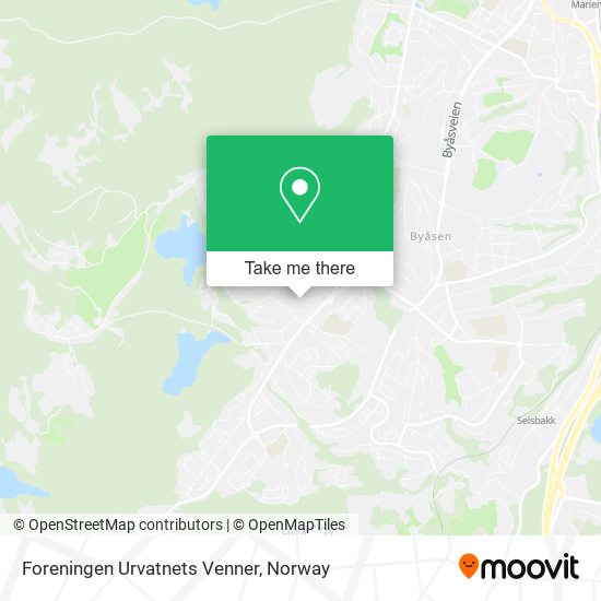 Foreningen Urvatnets Venner map